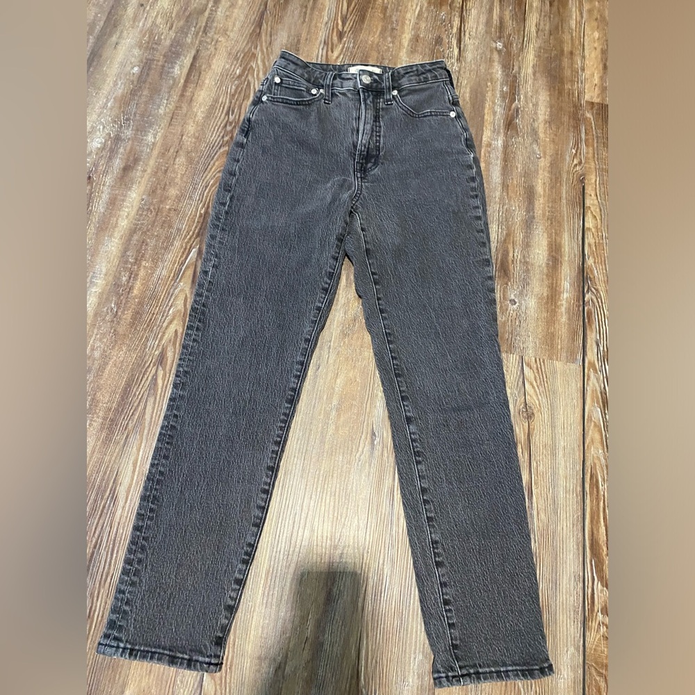 Madewell  vintage High Rise Black Jeans
